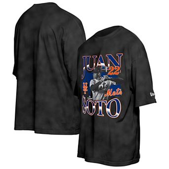 Men's New Era Juan Soto Black New York Mets Batter Up Player T-Shirt