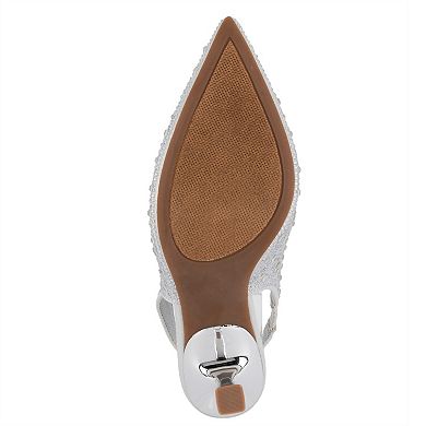 sugar Dazzy Women's Closed Toe Dress Pumps