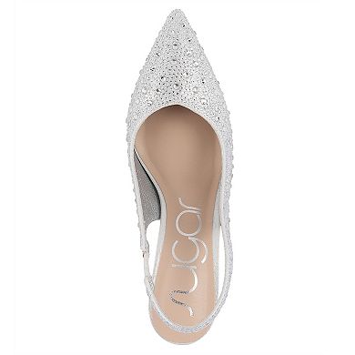 sugar Dazzy Women's Closed Toe Dress Pumps
