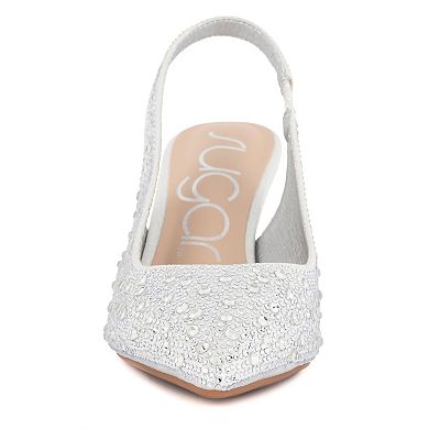 sugar Dazzy Women's Closed Toe Dress Pumps