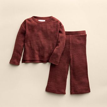 Baby & Toddler Girl Little Co. by Lauren Conrad 2 pc Relaxed Top & Wide Leg Pants Set