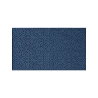 Laura Ashley Feya Solid Hi-Low Tufted Washable Skid-Resistant Runner Rug