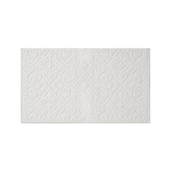 Laura Ashley Feya Solid Hi-Low Tufted Washable Skid-Resistant Runner Rug