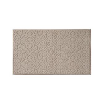 Laura Ashley Feya Solid Hi-Low Tufted Washable Skid-Resistant Runner Rug