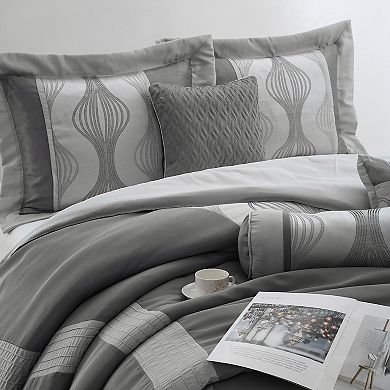 Nanshing Kath 7-Piece Jacquard Comforter Set