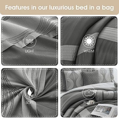 Nanshing Kath 7-Piece Jacquard Comforter Set