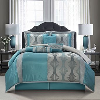 Nanshing Kath 7 pc Jacquard Comforter Set