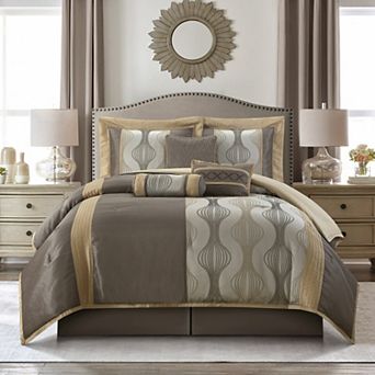 Nanshing Kath 7 pc Jacquard Comforter Set
