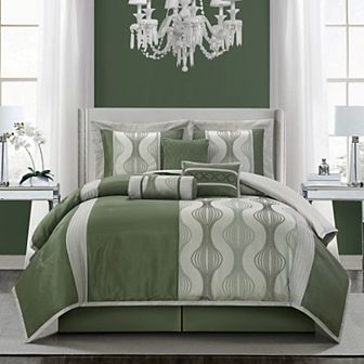 Nanshing Kath 7 pc Jacquard Comforter Set