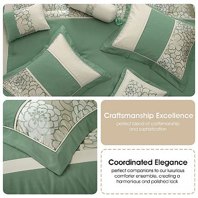 Nanshing Sibyl 7-Piece Floral Comforter Set