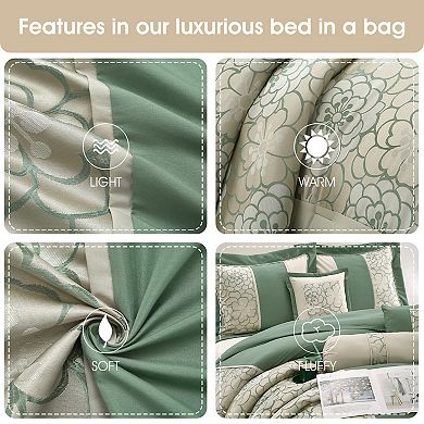 Nanshing Sibyl 7-Piece Floral Comforter Set
