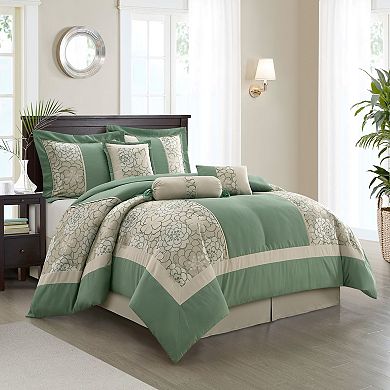 Nanshing Sibyl 7-Piece Floral Comforter Set