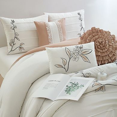 Nanshing Raina 7-Piece Floral Comforter Set