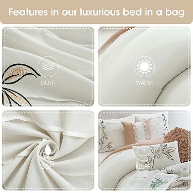 Nanshing Raina 7-Piece Floral Comforter Set