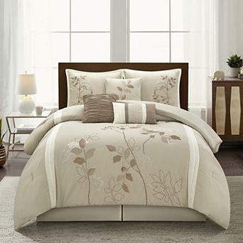 Nanshing Anissa 7 pc Floral Comforter Set