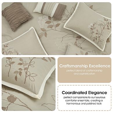Nanshing Anissa 7-Piece Floral Comforter Set