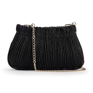 LC Lauren Conrad Winter Ruffle Crossbody Bag
