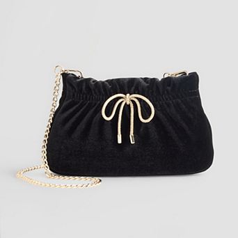 LC Lauren Conrad Winter Ruffle Crossbody Bag