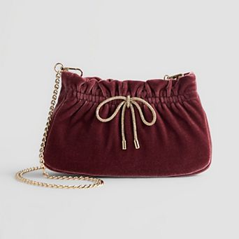 LC Lauren Conrad Winter Ruffle Crossbody Bag