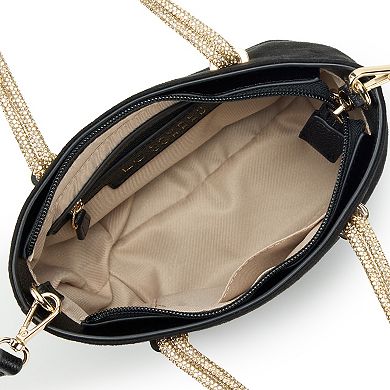 LC Lauren Conrad Rhinestone Handle Crossbody Bag