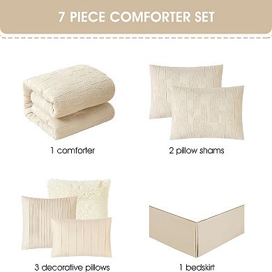 Nanshing Oksana 7-pc.Clip Comforter Set