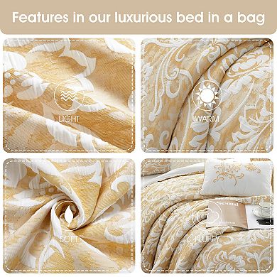 Nanshing Gauda 11-Piece Floral Comforter Set