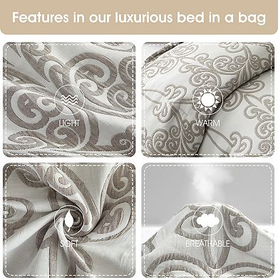 Nanshing Dilona 9-Piece Jacquard Comforter Set