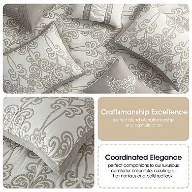 Nanshing Dilona 9-Piece Jacquard Comforter Set