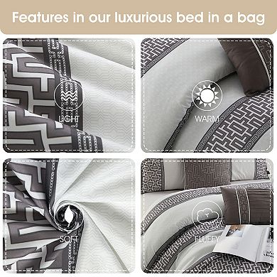 Nanshing Fiyero 7-Piece Geometric Comforter Set