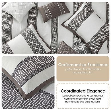 Nanshing Fiyero 7-Piece Geometric Comforter Set