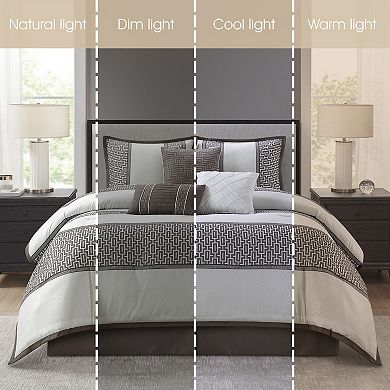 Nanshing Fiyero 7-Piece Geometric Comforter Set