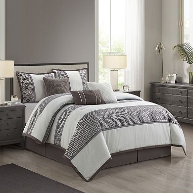 Nanshing Fiyero 7-Piece Geometric Comforter Set