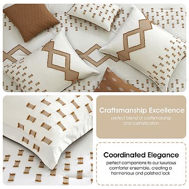 Nanshing Pantissa 7-Piece Clip Geometric Comforter Set