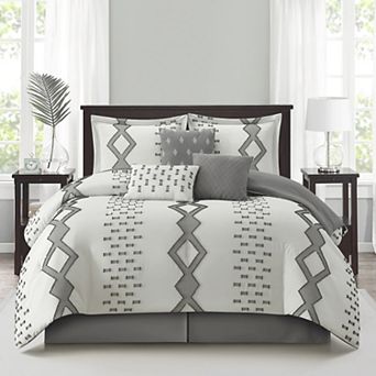 Nanshing Pantissa 7 pc Clip Geometric Comforter Set