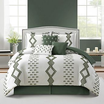 Nanshing Pantissa 7 pc Clip Geometric Comforter Set
