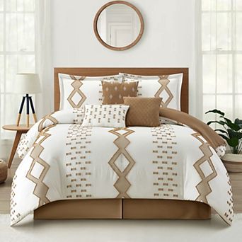 Nanshing Pantissa 7 pc Clip Geometric Comforter Set