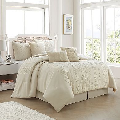 Nanshing Amalthea 7-Piece Leaves Comforter Set