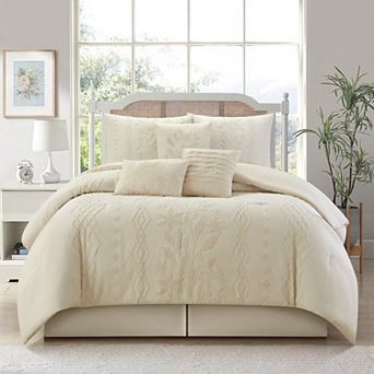 Nanshing Amalthea 7 pc Leaves Comforter Set