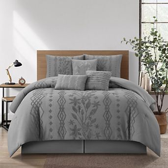 Nanshing Amalthea 7 pc Leaves Comforter Set