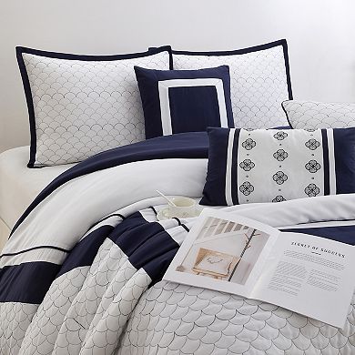 Nanshing Novalie Geometric Comforter Set