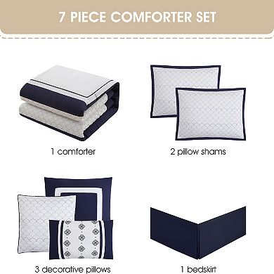 Nanshing Novalie Geometric Comforter Set