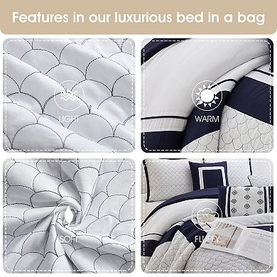 Nanshing Novalie Geometric Comforter Set