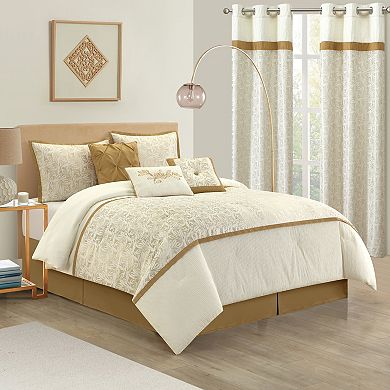 Nanshing Pillar 9-pc. Comforter & Curtain Set