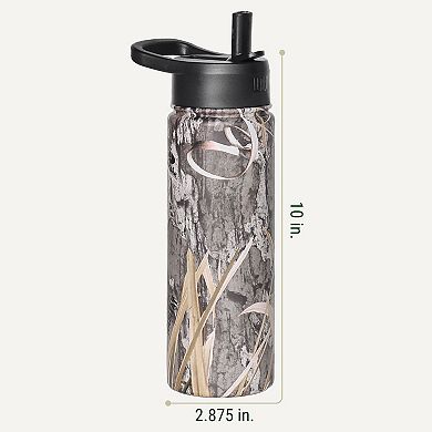 Mossy Oak Shadow Grass Habitat 22 oz Stainless Steel Water Bottle
