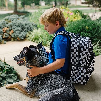 Black and White Checkered ECO rPET Next Gen Backpack - 17 Inch / 18L