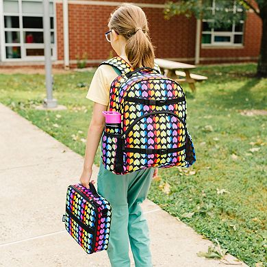 Rainbow Hearts ECO rPET Next Gen Backpack - 17 Inch / 18L