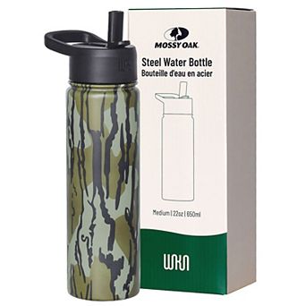 Mossy Oak Original Bottomland 22 oz Stainless Steel Water Bottle