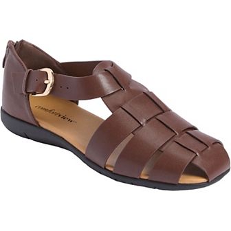 Comfortview Women's The Cooper Fisherman Flat