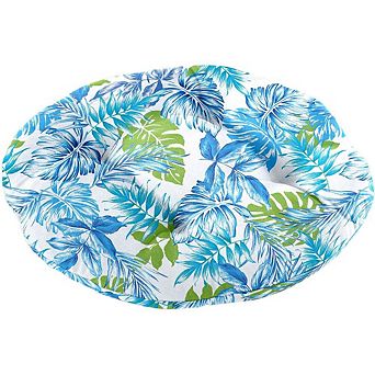 BrylaneHome Bh Outdoor Performance Tufted Round Chair Cushion