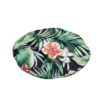 BrylaneHome Bh Outdoor Performance Tufted Round Chair Cushion